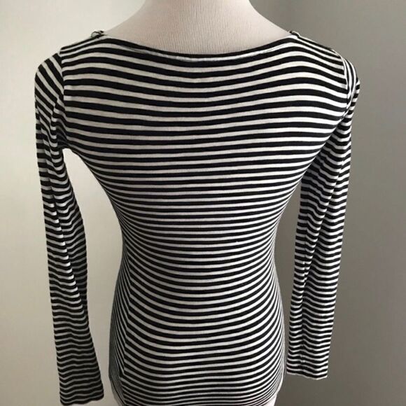 J. Crew Striped Painters Long Sleeve T-Shirt Sz XS - Picture 2 of 7